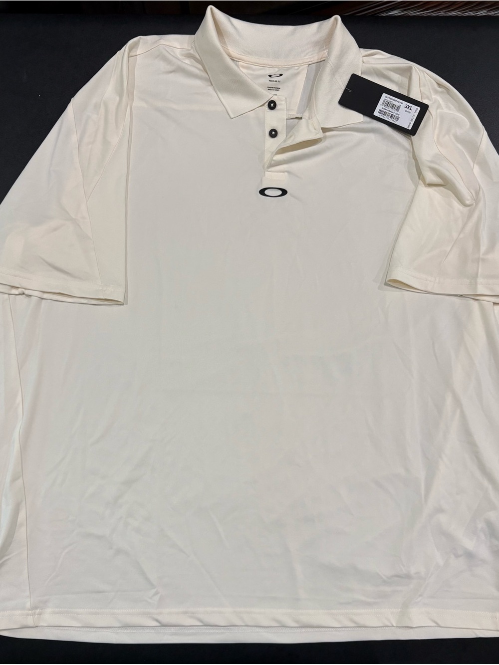 Oakley Men’s Cream Polo Performance Shirt NWT